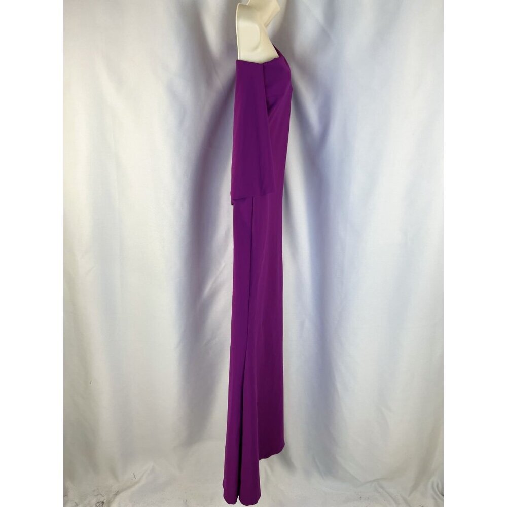 Chiara Boni La Petite Robe Purple Back Drape Gown $995 - Picture 12 of 15